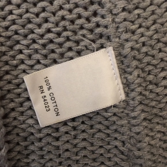 Banana Republic Gray Knit Hooded Cardigan Sweater - Picture 6 of 6